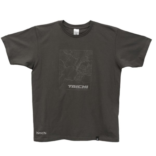 RSU100 RSタイチ MAP Tシャツ チャコール Mサイズ