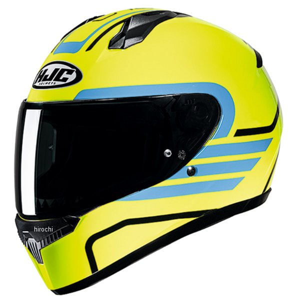 HJH234 エイチジェイシー HJC フルフェイスヘルメット C10 リト 黄/青 Sサイズ