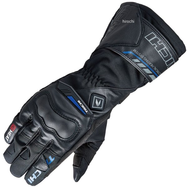 RST655 RSタイチ 秋冬モデル e-HEAT プロテクション グローブ 黒/青 XLサイズ