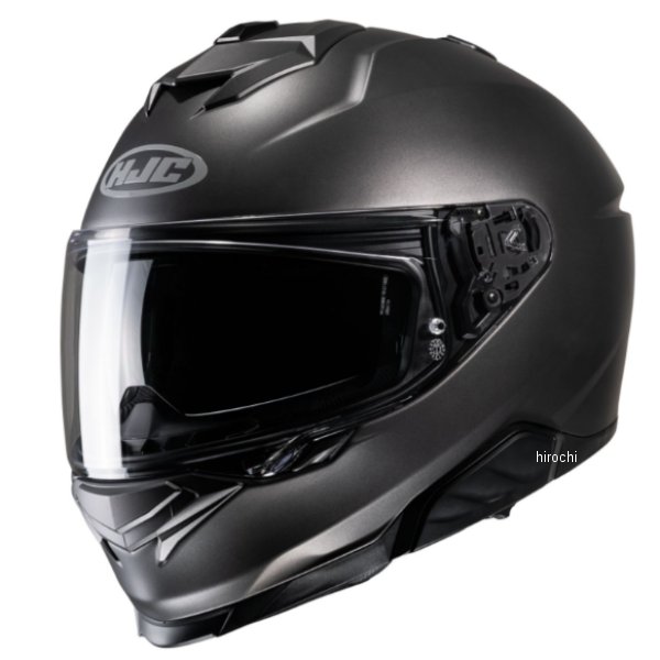 HJH247BK02M エイチジェイシー HJC フルフェイスヘルメット i71 ソリッド セミフラットチタニウム Mサイズ