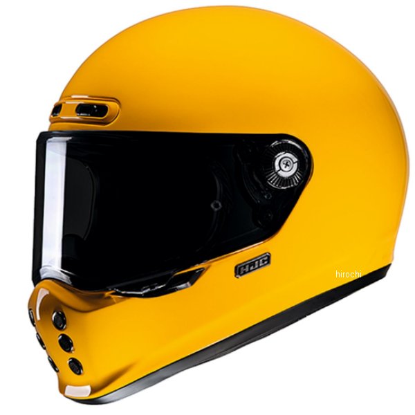 HJH248YE01L エイチジェイシー HJC フルフェイスヘルメット V10 ソリッド ディープイエロー Lサイズ