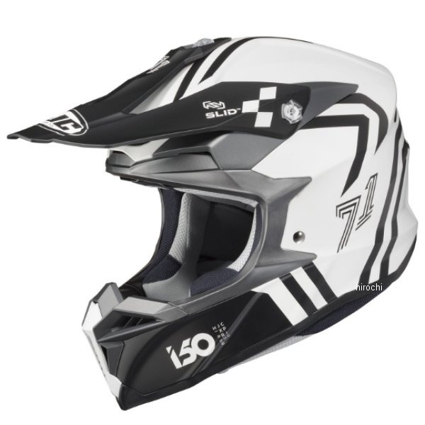 HJH249WH91L エイチジェイシー HJC オフロードヘルメット i50 ヘックス ホワイト/ブラック Lサイズ