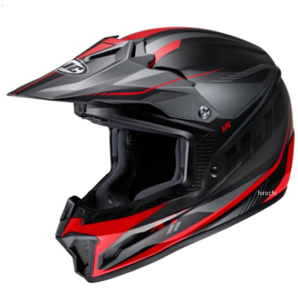 HJH251BK11L エイチジェイシー HJC オフロードヘルメット CL-XY2 ドリフト ブラック/レッド ユース用 Lサイズ