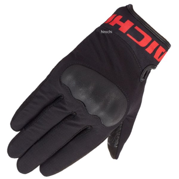 RST471 RSタイチ RSTaichi 春夏モデル レディース スマート エアーグローブ 黒/赤 WLサイズ