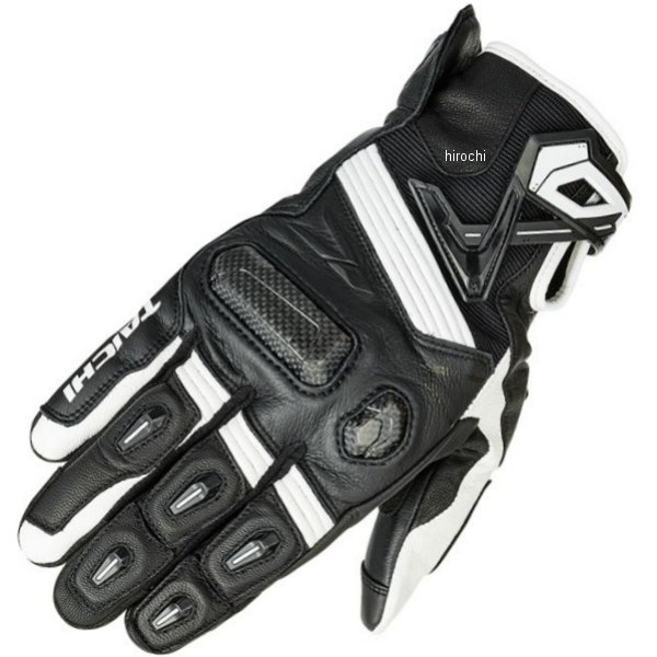RST441 RSタイチ RSTaichi ラプター レザーグローブ 白/黒 Lサイズ