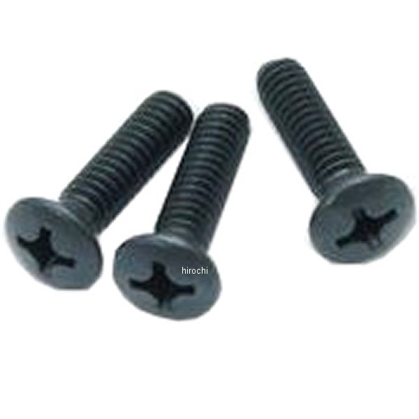 50-0310 ガッツクローム S&S ブラックエアクリーナーカバースクリュー 3個セット