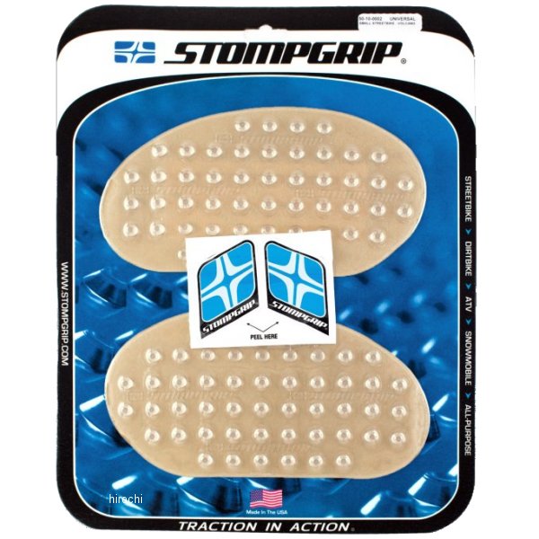 50-12-0002C ストンプグリップ STOMPGRIP トラクションパッド SUPER VOLCANO 汎用 スモール クリア
