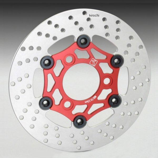 500-1418720 キタコ フローティングディスクローター NSF100、NSR50/80 レッド/ブラック