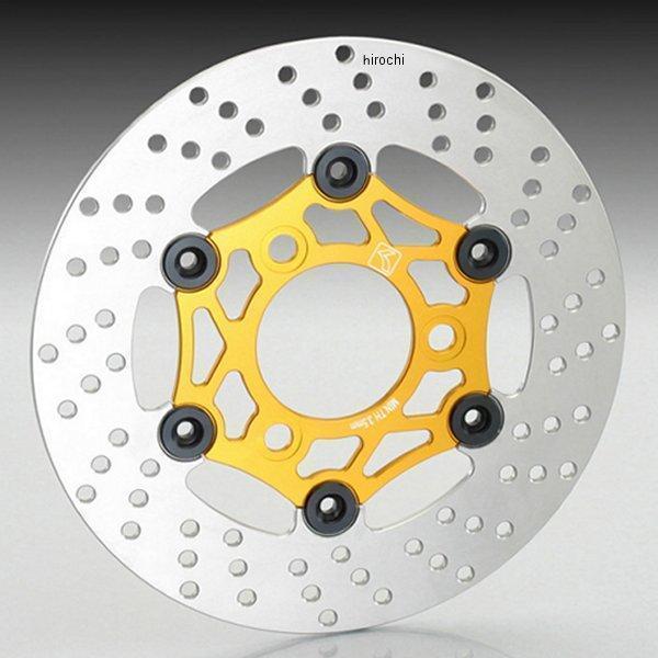 500-1418730 キタコ フローティングディスクローター ゴールド/ブラック NSF100、NSR50/80