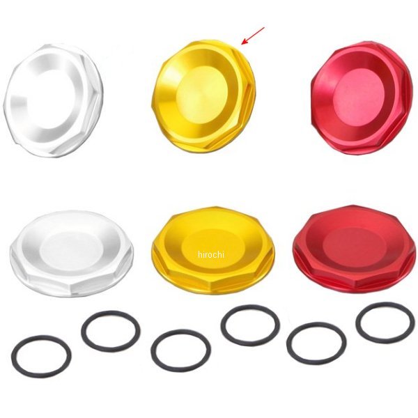 500-4030710 キタコ フロントフォークキャップカバー Z125 ゴールド