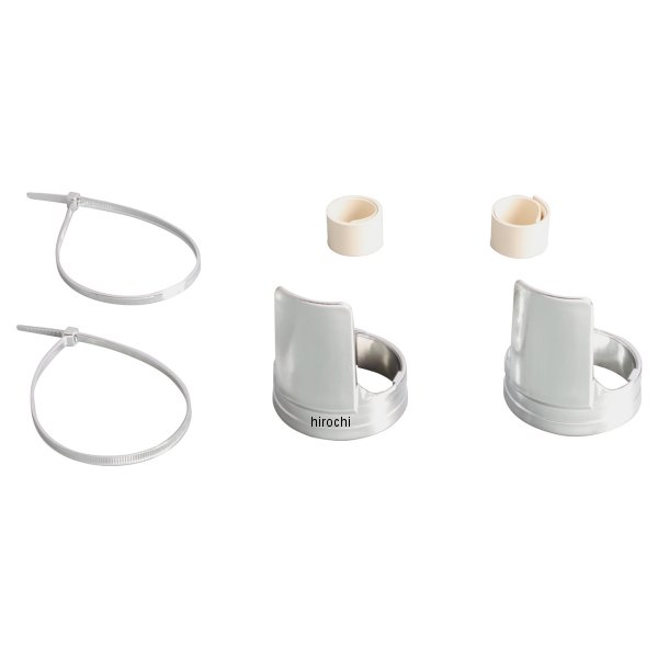 500-9000130 キタコ ミニフォークガード シルバー