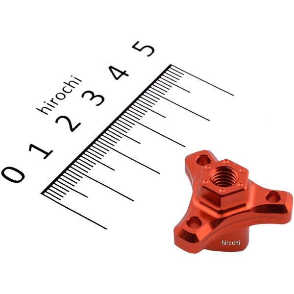 500047-14 ポッシュ POSH アジャスターナット ドラムブレーキ用 ディープオレンジ