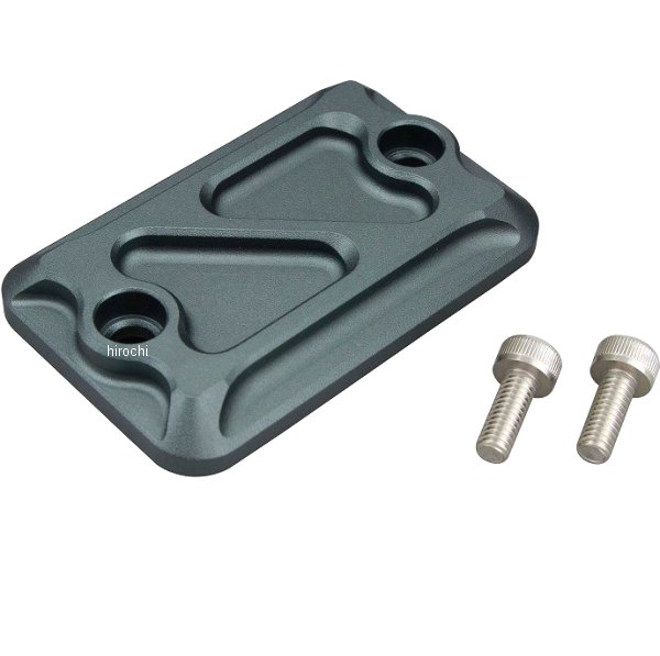 500048-29 ポッシュ POSH マスターシリンダーキャップ スクエア ホンダ、カワサキ マットグレー