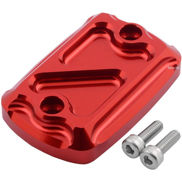 500050-02 ポッシュ POSH マスターシリンダーキャップ 15年以降 MT-03、MT-25、YZF R25 スクエア 赤