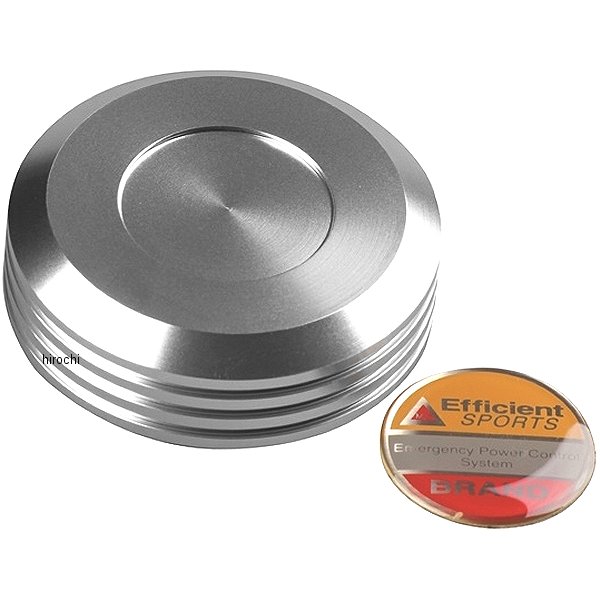 500051-03 ポッシュ POSH マスターシリンダーキャップ ヤマハ、スズキ、カワサキ シルバー