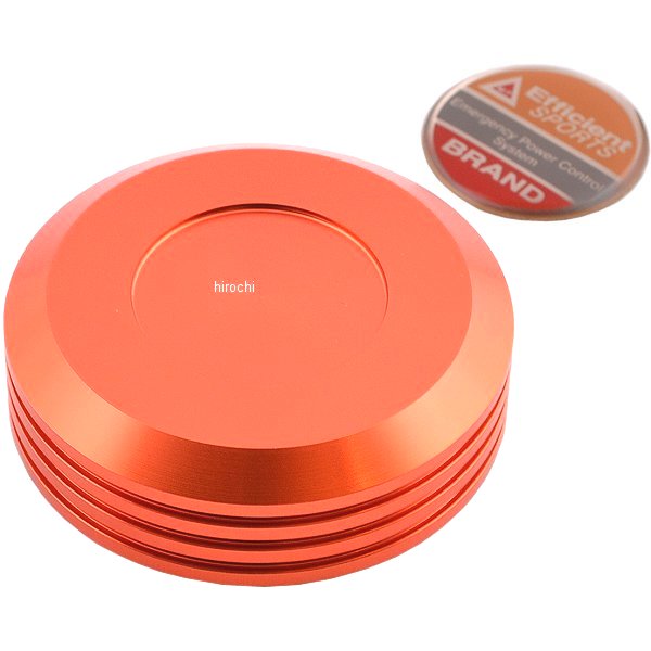 500051-14 ポッシュ POSH マスターシリンダーキャップ ヤマハ、スズキ、カワサキ ディープオレンジ