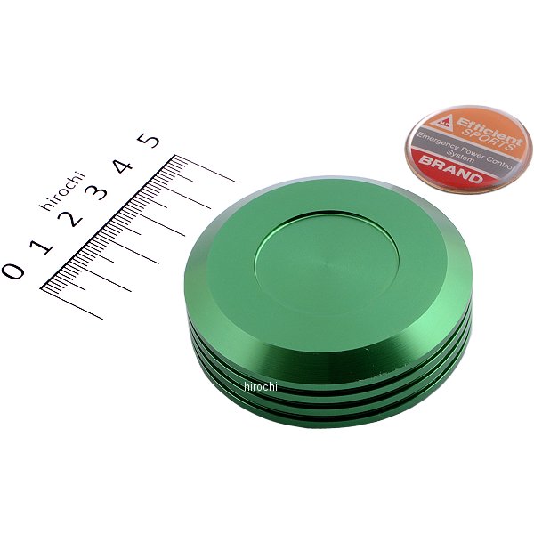 500051-18 ポッシュ POSH マスターシリンダーキャップ ヤマハ、スズキ、カワサキ ライトグリーン