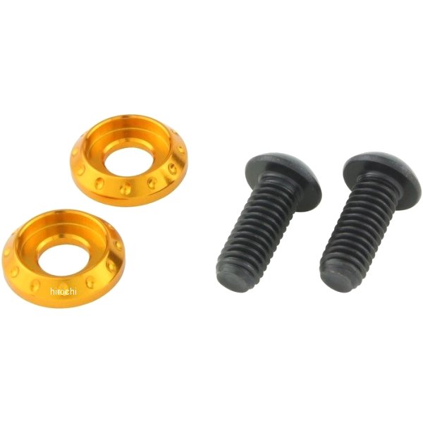 500096-04 ポッシュ POSH マシンドライセンスプレートホルダーセット ゴールド