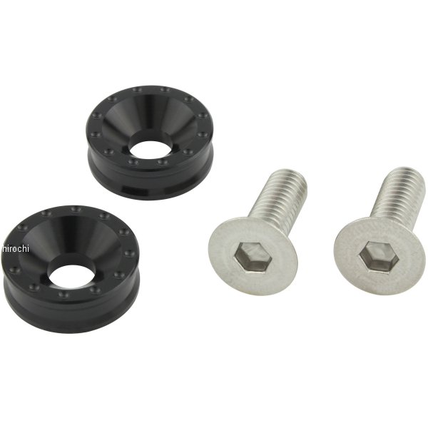 500097-06 ポッシュ POSH ビレットライセンスプレートホルダーセット 黒