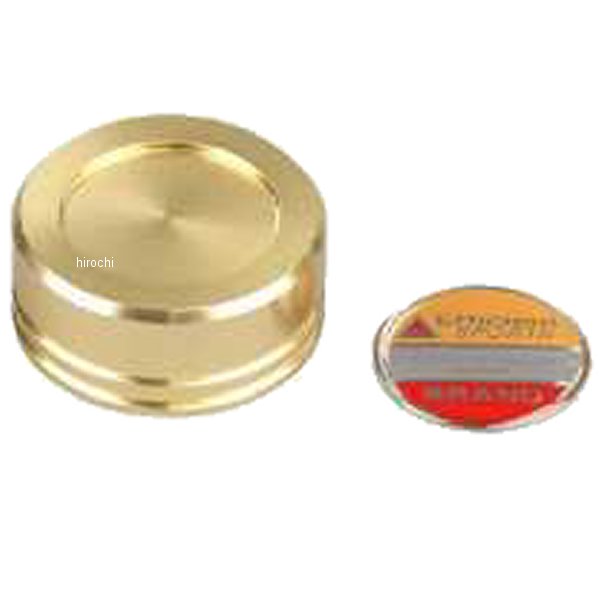 500153-12 ポッシュ POSH マスターシリンダーキャップ 35mm ホンダ、ヤマハ、カワサキ シャンパンゴールド