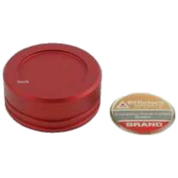 500153-22 ポッシュ POSH マスターシリンダーキャップ 35mm ホンダ、ヤマハ、カワサキ マットレッド