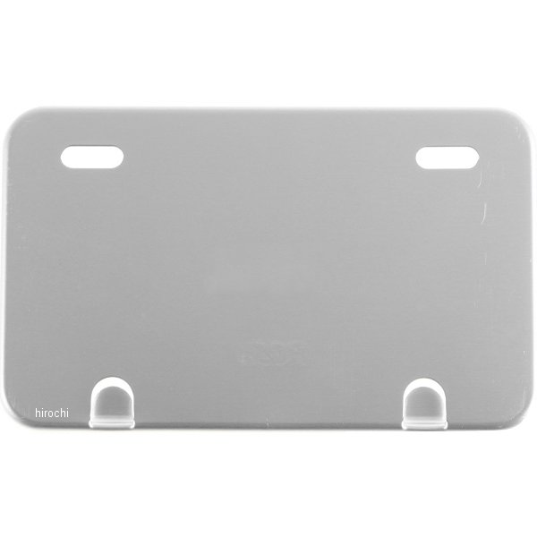 500190-03 ポッシュ POSH ライセンスプレート 50cc-125cc Sサイズ アルミ シルバー