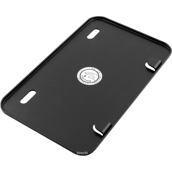 500190-06 ポッシュ POSH ライセンスプレート 50cc-125cc Sサイズ アルミ 黒