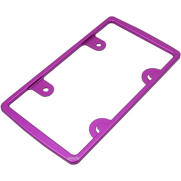 500193-05 ポッシュ POSH ライセンスフレーム 250cc- Lサイズ アルミ ブルーベリー