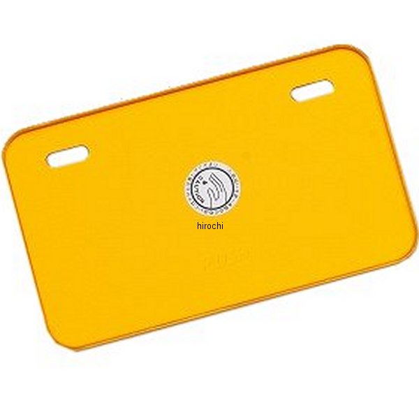 500290-04 ポッシュ POSH アルミライセンスプレート Sサイズ 新基準適合タイプ ゴールド