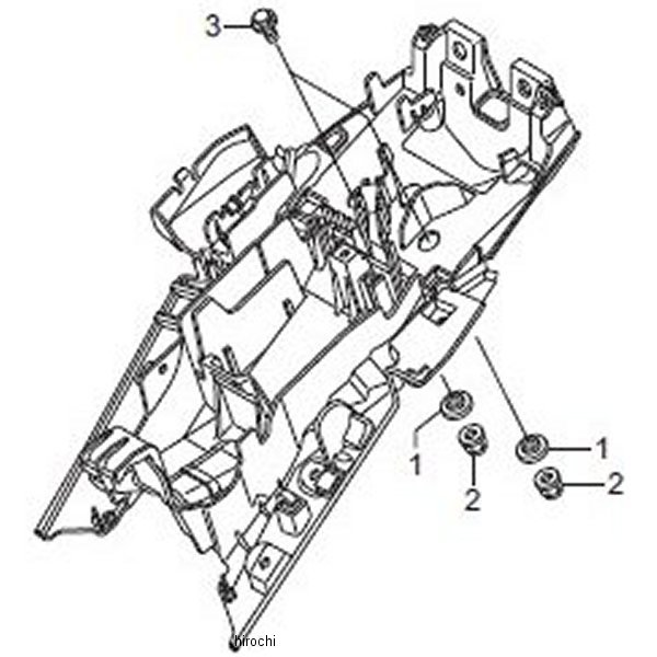 50193-K26-R00 ホンダレーシング HRC カラー、RRフェンダー