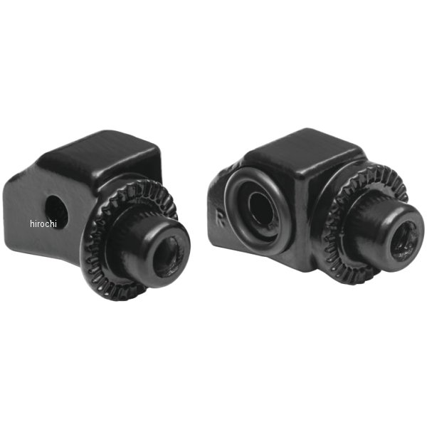 8938 クリアキン Kuryakyn フットペグ アダプター リア 18年-19年 アフリカツイン 黒