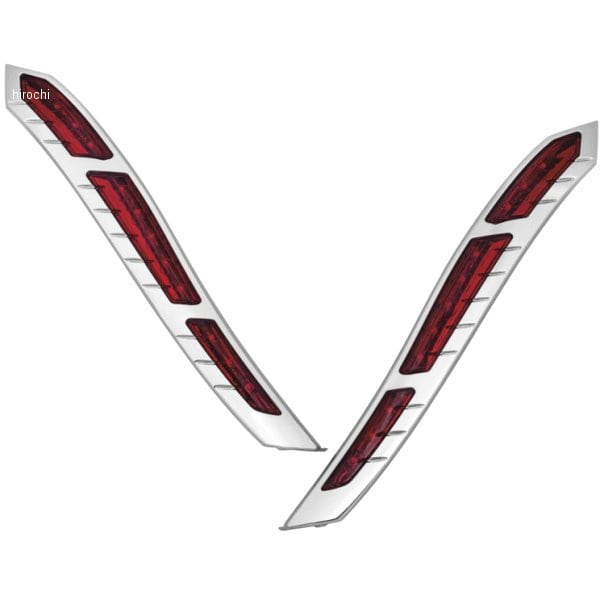 2898 クリアキン Kuryakyn LED リア フェンダーストリップ LGTS クローム