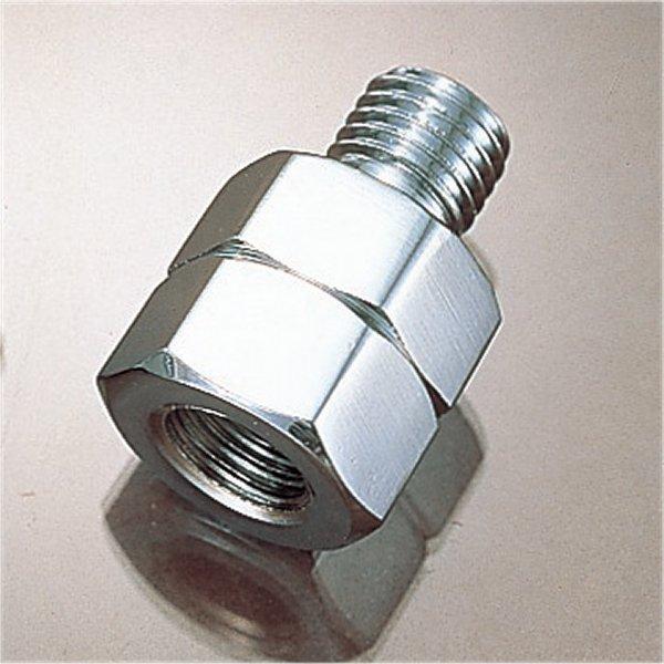 505-1200081 キタコ ミラーアダプター メッキ 逆ネジ8mm→正ネジ8mm