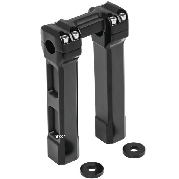 6135 クリアキン Kuryakyn 8インチ BILLET ハンドルバーライザー 黒