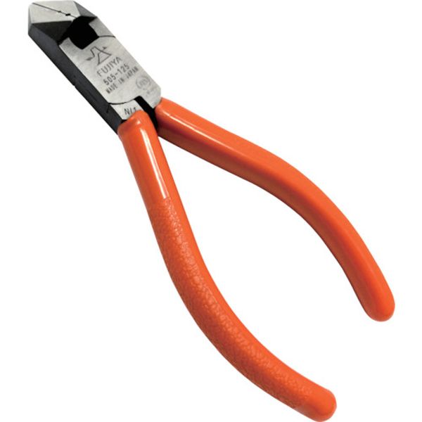 505125 117-9152 フジ矢(株) フジ矢 ニッパ(斜刃穴付2枚合わせ) 125mm