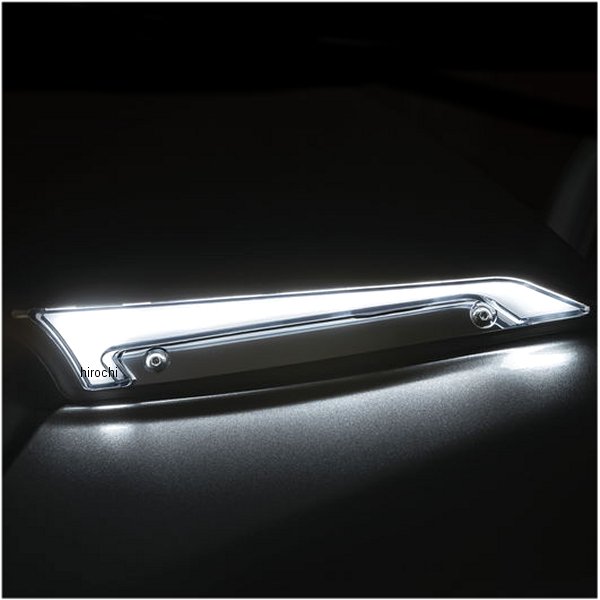 2945 クリアキン Kuryakyn TRACER フロントガラス トリム ライト クローム