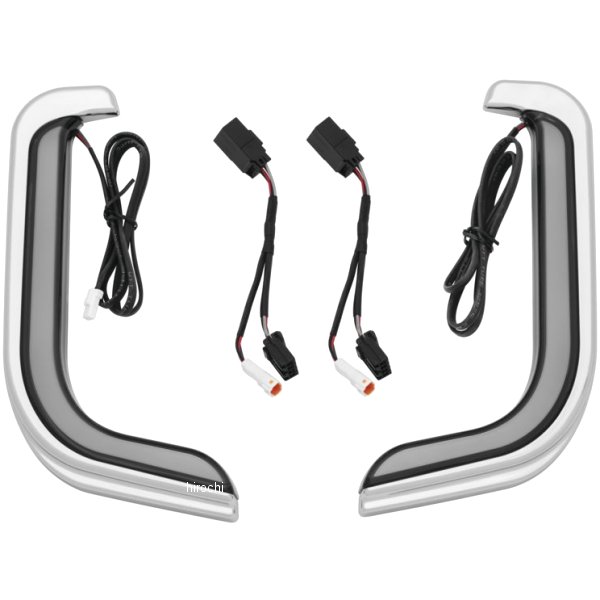 2956 クリアキン Kuryakyn TRACER LED フェアリング ロワーアクセント クローム