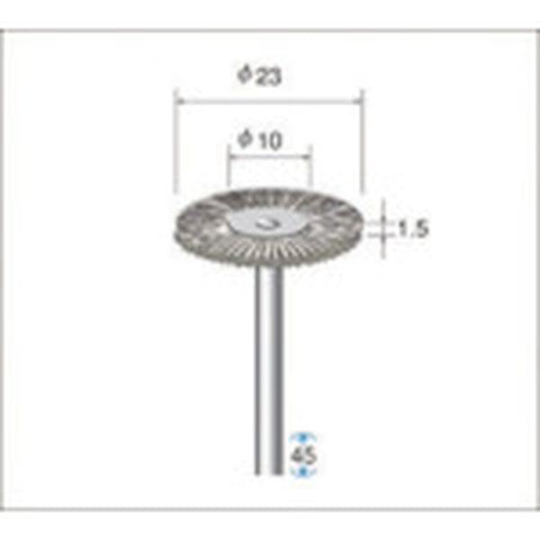 50732 476-9431 (株)ナカニシ ナカニシ 耐熱ナイロンブラシ (1Pk(袋)＝5本入)