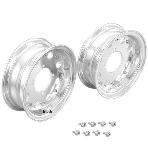 509-1017560 キタコ アルミホイールセット ホンダ スタンダード 8インチ シルバー