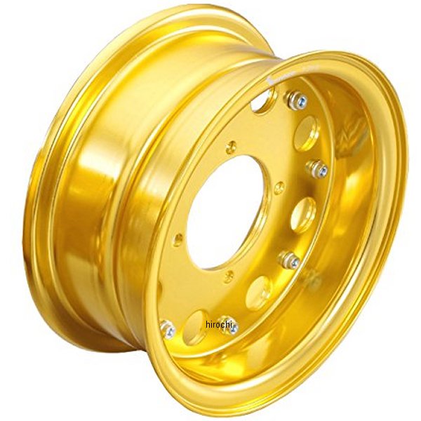 509-1137570H キタコ アルミホイールハーフセット ホンダ ワイド 8インチ ゴールド