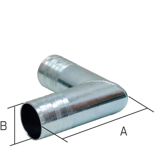 50LHN050SS 434-6321 (株)岩崎製作所 岩崎製作所 鉄製 配管継手 L型ホースニップル(両端タケノコ)