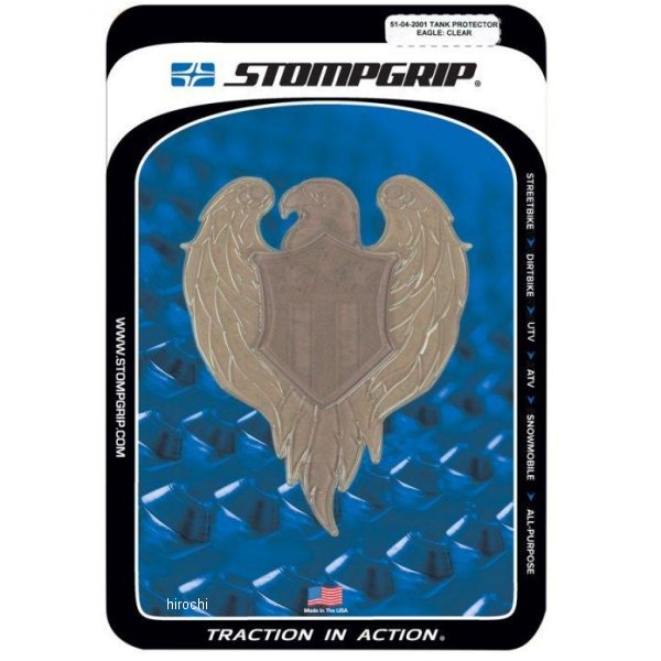 51-04-2001 ストンプグリップ STOMPGRIP タンクプロテクタ EAGLE クリア