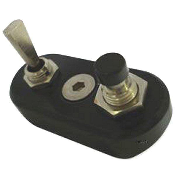 5100-6005 ガッツクローム スイッチボックスASSY 2穴 黒