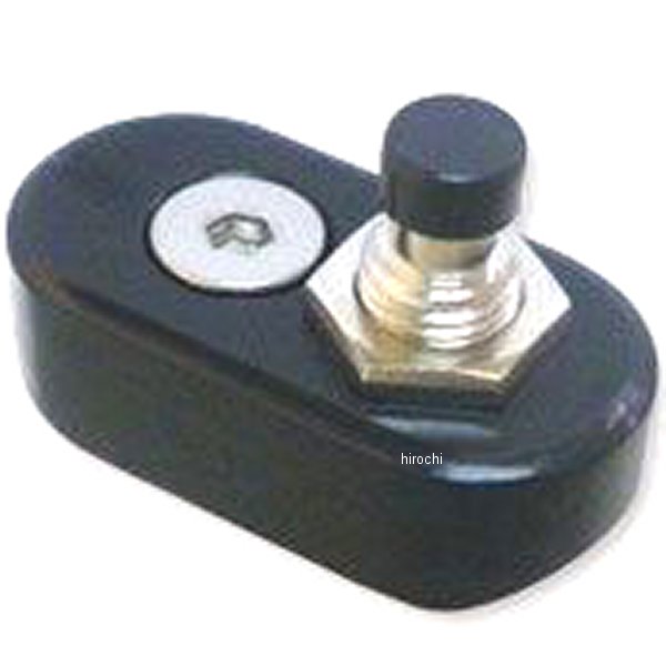 5100-6008 ガッツクローム スイッチボックスASSY 1穴 プッシュキャンセル式 黒