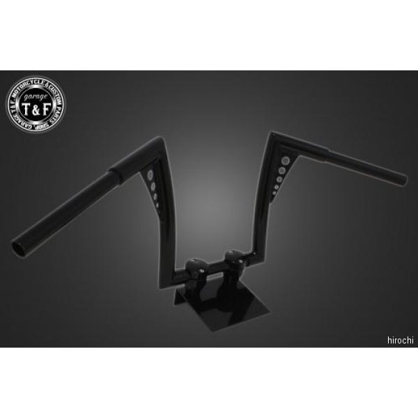 511307 ガレージT＆F 極太バットマンハンドル 12インチ 25.4mm(1インチ)ハンドル ブラック