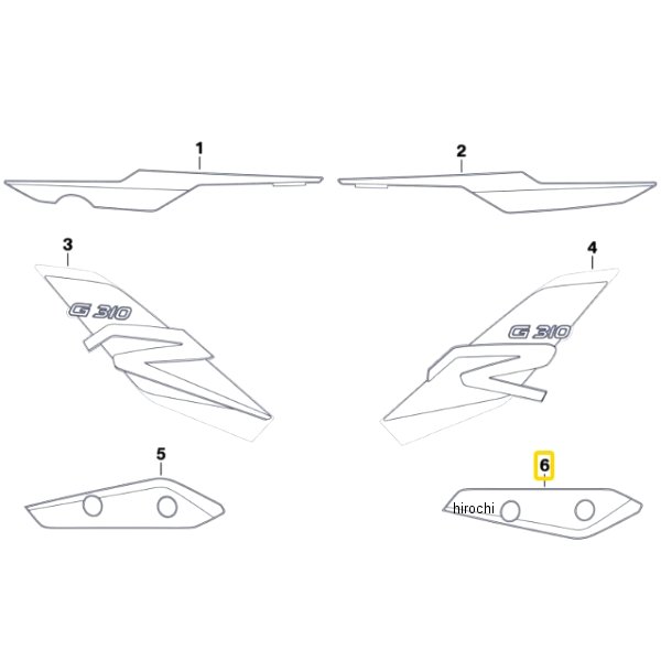 51148564278 BMW純正 ガーニッシュ フロントフェンダー 右
