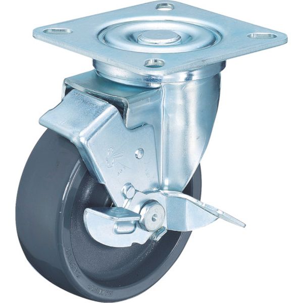 513YSHBN150 392-9752 ハンマーキャスター(株) ハンマー 520型自在SP付焼入れ金具特殊樹脂車