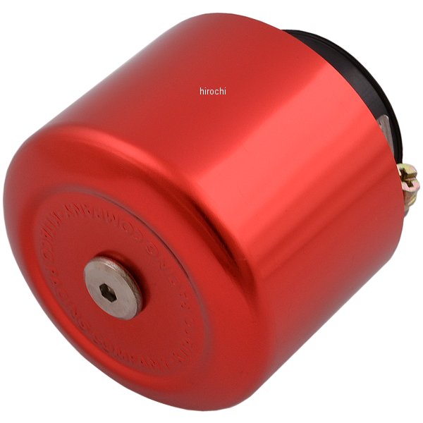 515-0500321 キタコ スーパーパワーフィルター (ストレート) レッド 汎用