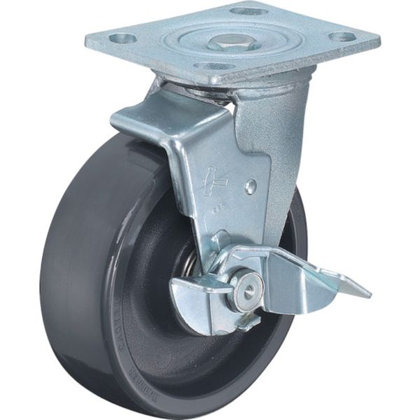 519BPSHBN150 389-2981 ハンマーキャスター(株) ハンマー 特殊樹脂車輪 自在 SP付 150mm