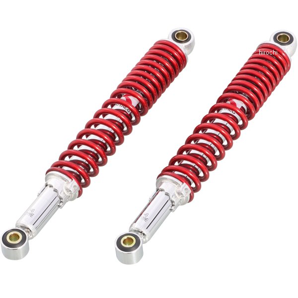 520-1087120 キタコ KITACO リアショックセット C50キャブ メッキ/赤